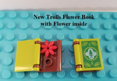 LEGO Trolls Flower Care Book Minifigure Gear Garden Tool Flowers Plants Disney
