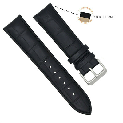 Samsung Galaxy Watch 6 5 4 40 44 45mm Classic 42 46mm Genuine Leather Band Strap