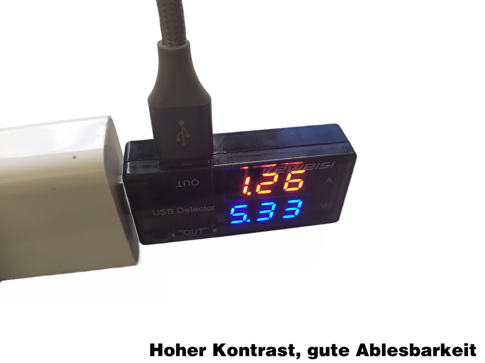 USB Tester Voltmeter Amperemeter Digital Ladegerät Tester