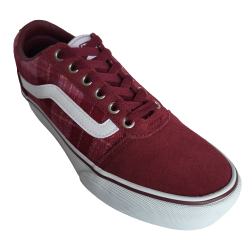 Vans Ward Platform Plaid Mix Port Women's Skate Sneaker