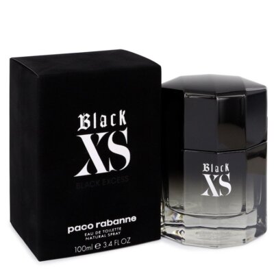 Black XS by Paco Rabanne Men's Eau De Toilette Spray (2018 New Packaging) 3.4 oz