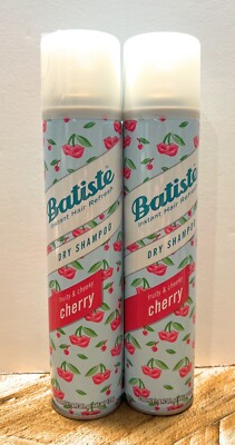 (Pack of 2) Batiste Dry Shampoo, Cherry Fragrance, 6.73 oz - ****Broken Cap