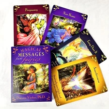 Tarot Deck Magical Messages Fairy Oracle Cards English Divination Collectibles