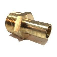 5/8 HOSE BARB X 3/4 MALE NPT Brass Pipe Fitting NPT Thread Gas Fuel Water Air