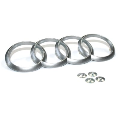 Original Audi Motorabdeckung 4H0103940A Schriftzug Emblem Logo inkl. Befestigung