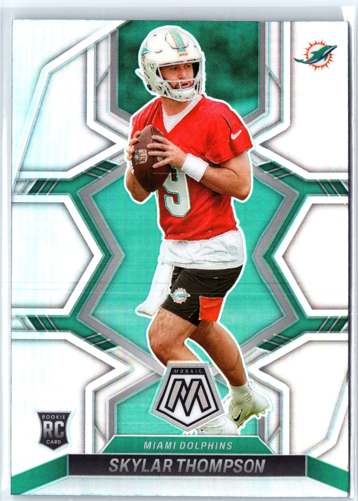2022 Panini Mosaic #366 Skylar Thompson Silver