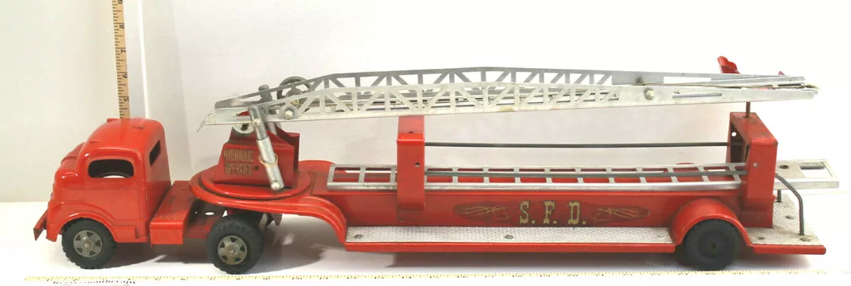 Steel fire 2025 truck toy