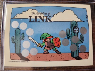 1989 Topps Nintendo Legend of Zelda 2 Adventure of Link Screen 9 Scratch-Off #9