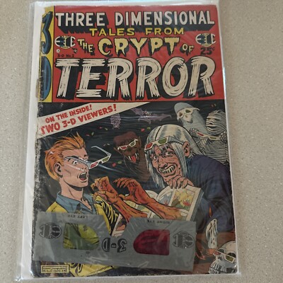 Three Dimensional Tales from the Crypt #2 FR 1.0 1954 With Original 3D Glasses