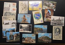 FDC LOT DE 20 CARTES POSTALES 1er JOUR FRANCE FR 1963 TOUTES DIFFERENTES