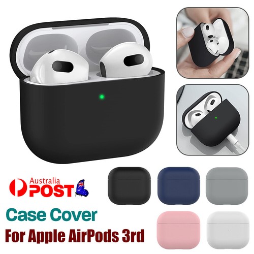Silicone Shockproof Skin Cover Soft Case For Apple AirPods 3rd Generation 3 AU