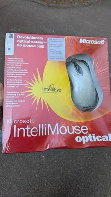 Microsoft Intellimouse Optische Maus X05-66547 PC MAC USB & PS/2 Neu Old Stock