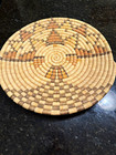 Native American Hopi 2nd Mesa Coiled Wicker Kachina Round Storage Basket — photo 1