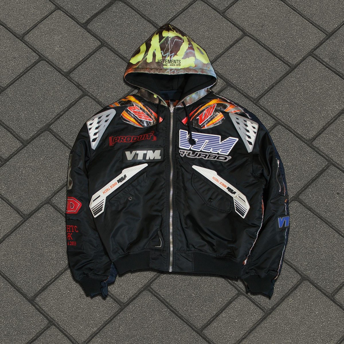 AW19 Vetements Racing Hooded Bomber | eBay