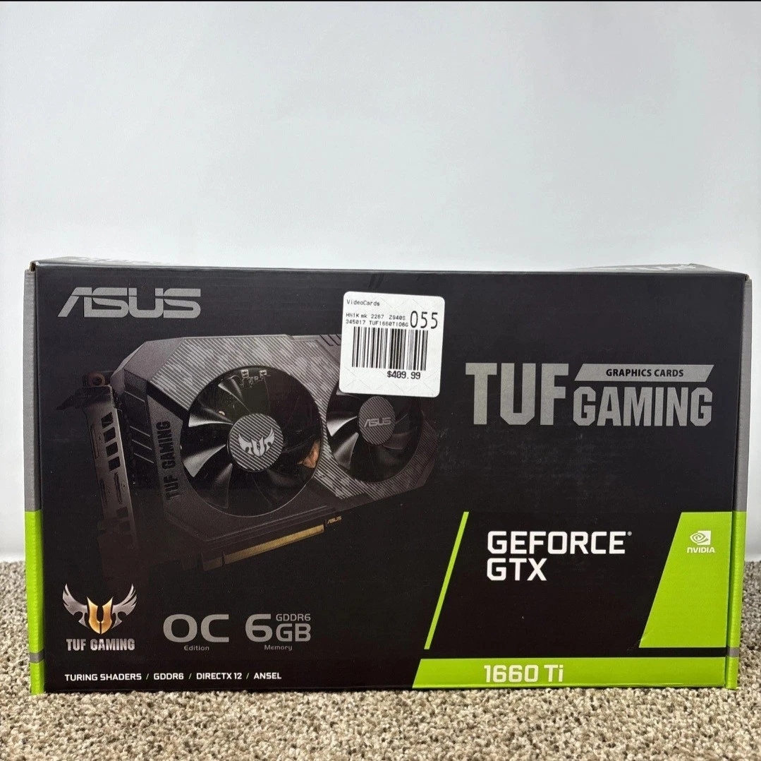 ASUS NVIDIA GeForce GTX 1660 NVIDIA Computer Graphics Cards for