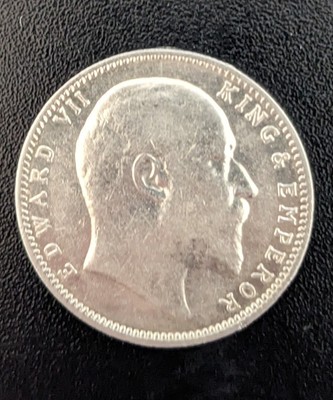 1904 King EDWARD VII of United Kingdom EMPEROR British INDIA Silver Coin