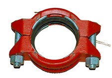 -COUPLINGS, 4" PIPE, "ROUSTABOUT." -SURPLUS