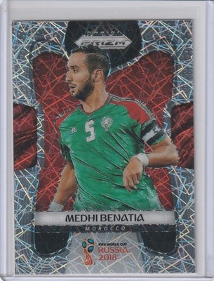 MEDHI BENATIA Morocco 2018 Panini Prizm World Cup Russia #257 Silver Lazer Prizm