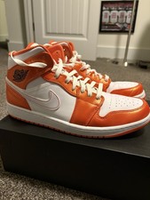 Air Jordan 1 Mid SE Men's Size 11.5  Electro Orange/Black-White DM3531-800