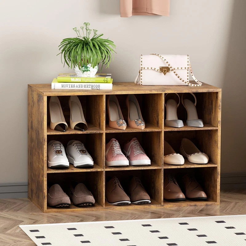 Garden 4 you Shoe Storage Bench Cubby 9 Cubbies