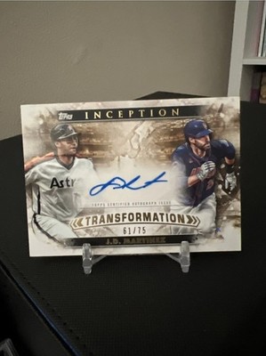 2024 Topps Inception JD Martinez Transformations Auto 61/75 ITA-JM NY Mets