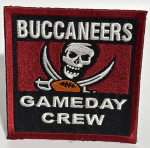 Tampa Bay Buccaneers Gameday Crew Patch 3.5” X 3.5”