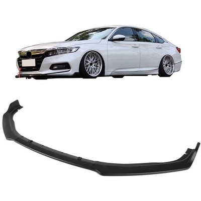 Fits 18-21 Honda Accord PP OE Factory Style Front Bumper Lip Splitter Black