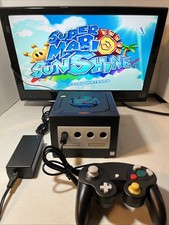 Vintage Nintendo GameCube Video Game Console DOL-101 Black New Battery Bundle