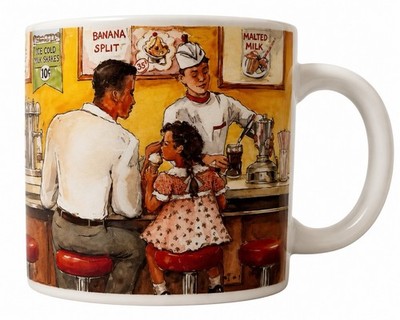 Walgreens Soda Fountain 1940s Coffee Cup Mug Malted Milk Shake Recipe  Americana