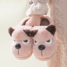 Warm And Cute Puppy Winter Non Slip Comfort Cotton Slippers