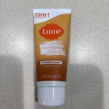 Lume Invisible Cream Toasted Coconut Whole Body Deodorant 2.2Oz
