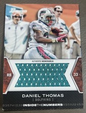 2012 TOPPS Jersey Patch 1/10 Daniel Thomas #107