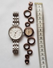 Fossil Zwei Uhren Damen Armbanduhren Edelstahl Neuwertig