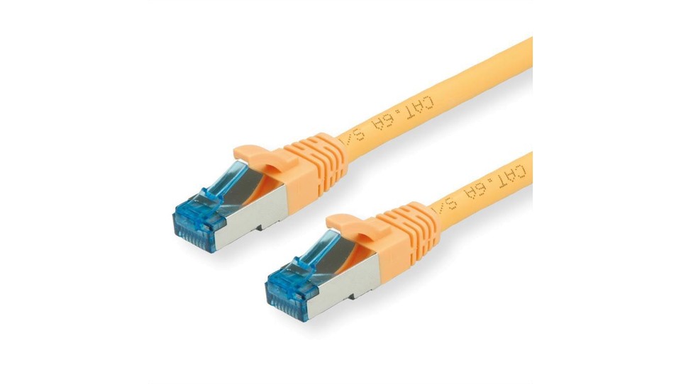 VALUE Patchkabel Kat.6 Class E S/FTP PiMF 5 m grau Netzwerkkabel