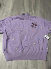 Disney Pixar Bing Bong Purple Knit Mock Neck ...