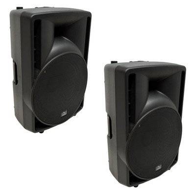 Harmony Audio HA-C15A Pro DJ Concert Series 15'' Powered 1000W PA Speaker Cabinet