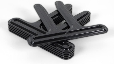 Gun Safe Stackable Savers, Black Wedge Shims (Pack of 6)