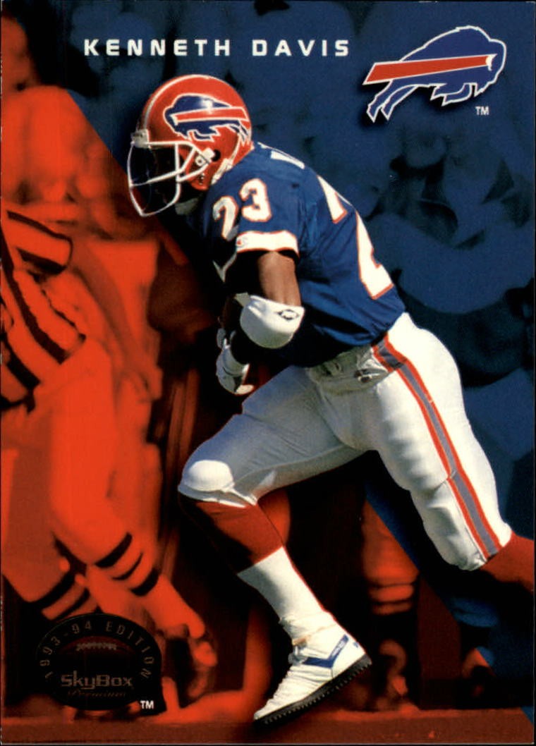 1993 SkyBox Premium #229 Kenneth Davis - FB