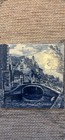 Vintage Hand-Painted Delft Blue Tiles – Made in Holland – Set of 3 — photo 2
