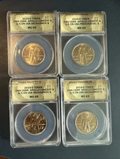 2019 D Token Dan Carr Moonlight Mint Concept Apollo Dollar ANACS MS69 Astronaut