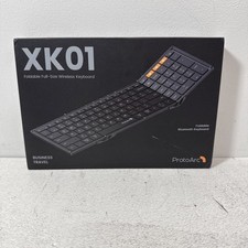 ProtoArc XK01 Plus Foldable Backlit Full-Size Wireless Keyboard - Open Box