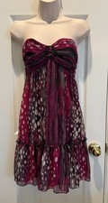 NWT ~ Guess ROCOCCO Plum Strapless Party Cocktail Dress ~ Sz 1