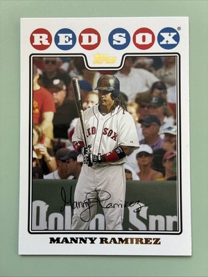 2008 Topps - Manny Ramirez #200 - Gold Foil - Boston Red Sox