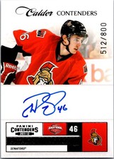 2011-12 Panini Contenders #237 Patrick Wiercioch #/800