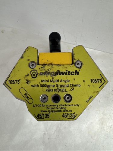 Magswitch Mini Multi Angle With 300 Amp Ground Used Working 8100351