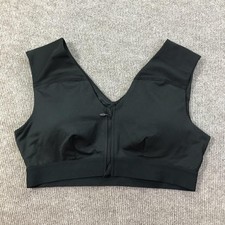 Tommie Copper Sport Bra Womens XL Activewear Shoulder Support Gym Zip Front