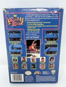 WWF King of the Ring (Nintendo, NES, 1993) CIB W/Poster- TESTED & WORKS- RARE