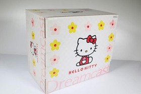 Dreamcast HELLO KITTY PINK HKT-3000 Console set SEGA Retro Game From Japan