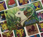 Pokemon Mew Rare Vintage Pocket Monsters Vending HOLO Prism Sticker 99 Nintendo