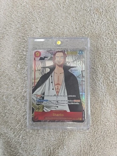One Piece CCG Shanks OP01-120 SEC Manga Alternate Art PRB-01 English
